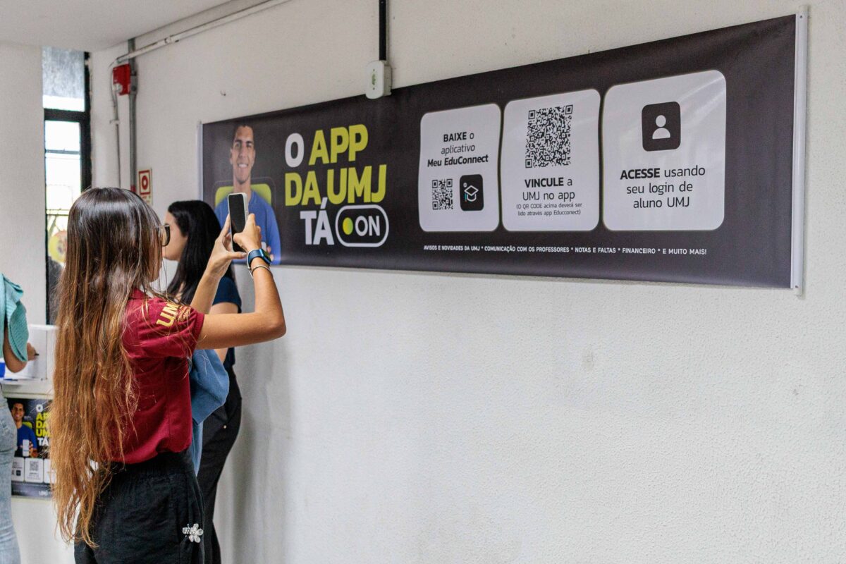 UMJ lança novo aplicativo para facilitar a vida acadêmica. Foto: Rodrigo Serafim/Ascom UMJ